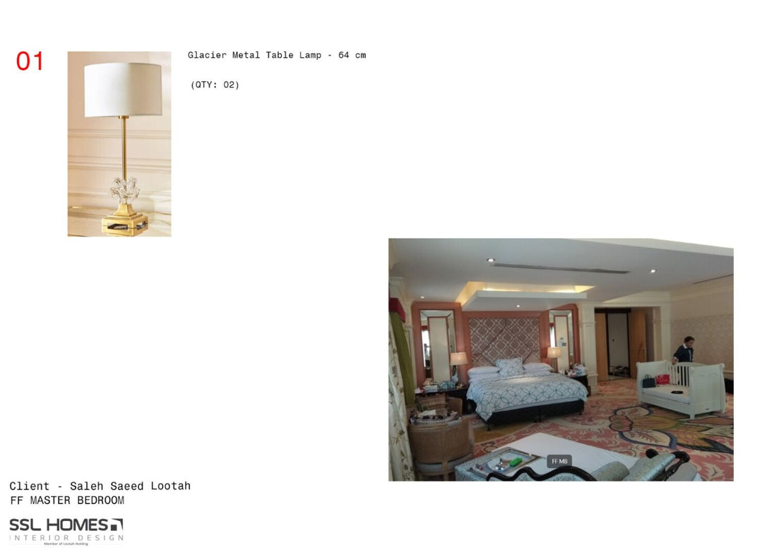 Master bedroom  lamp