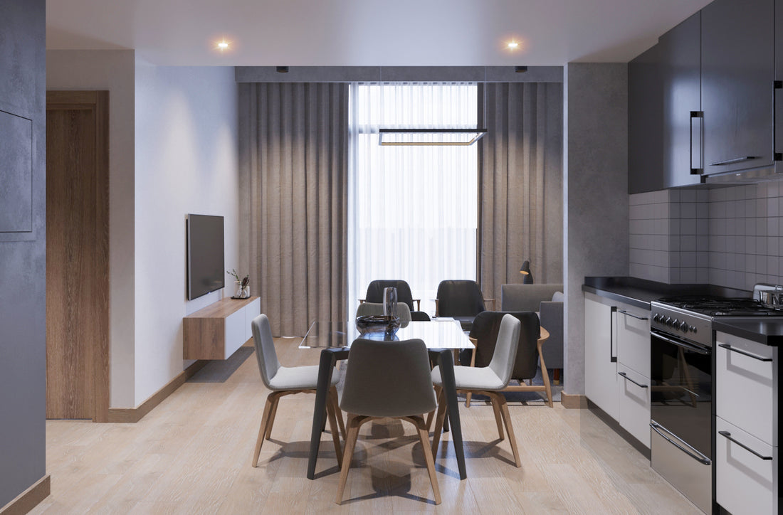 London Theme Dining Area.