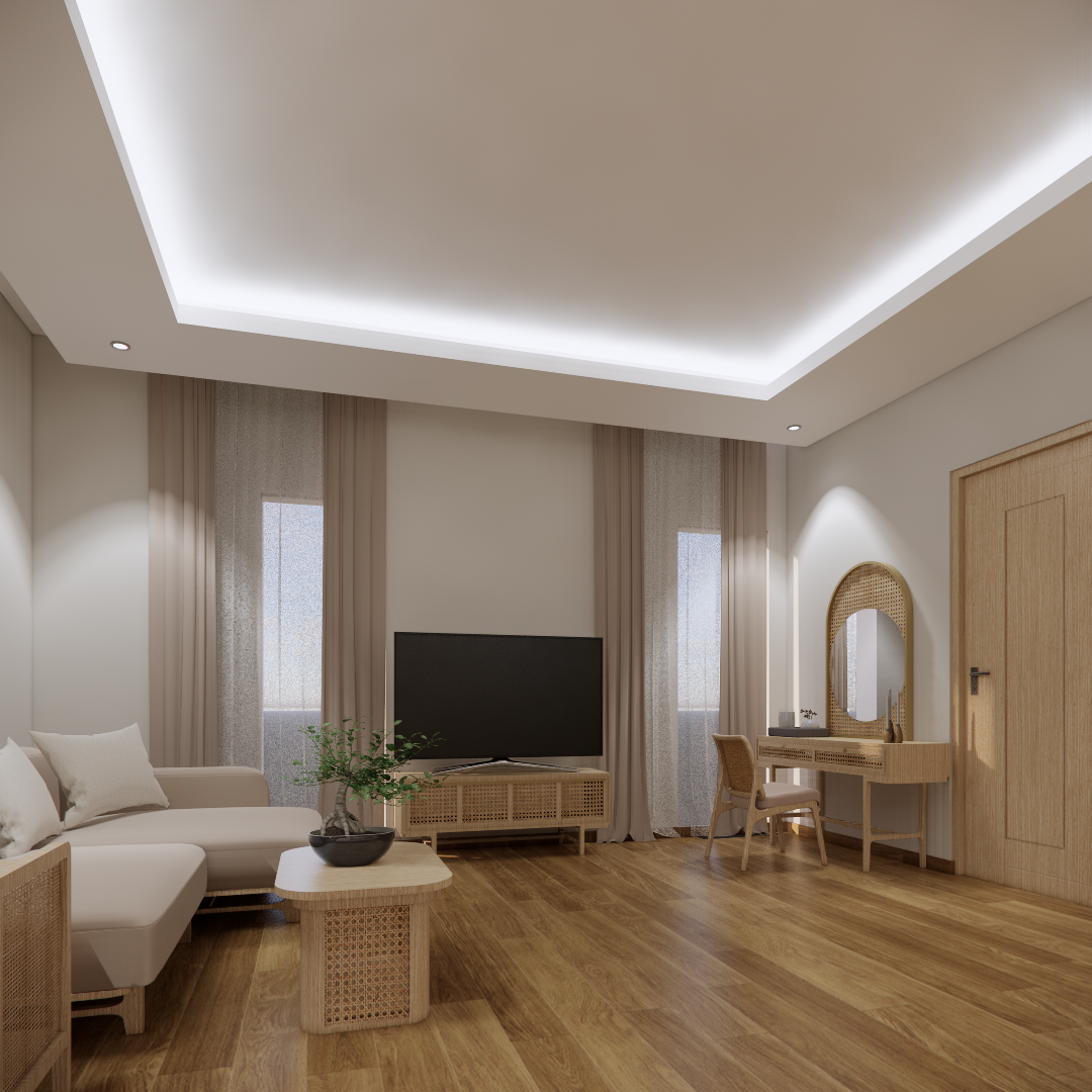 FF BEDROOM 1 RIGID VINYL FLOORING & SKIRTING