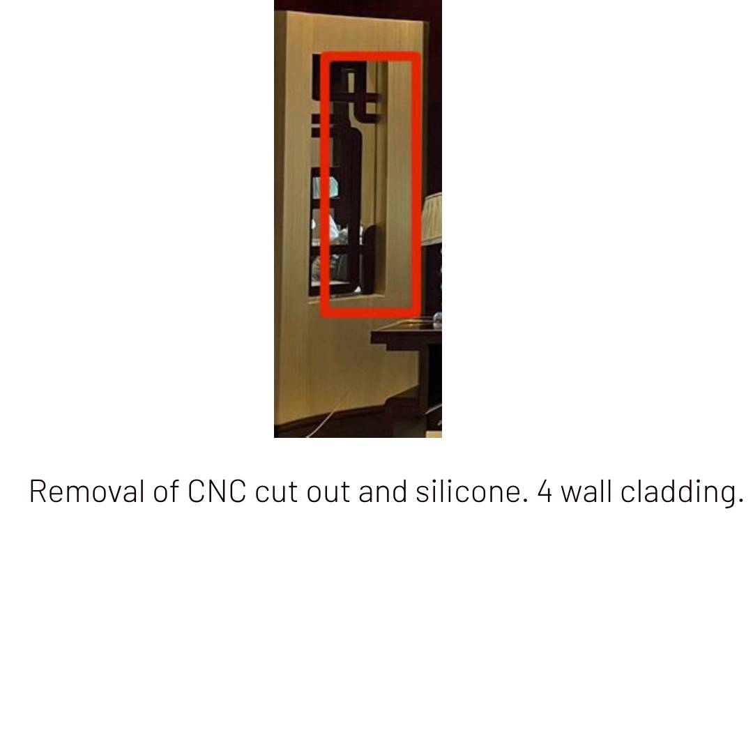 Removal of  CNC on  mirror