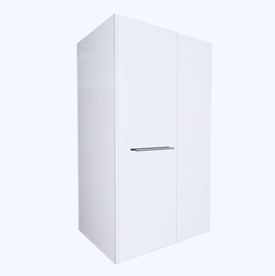 FF Br2 Bathroom GLASS PARTITION - Single