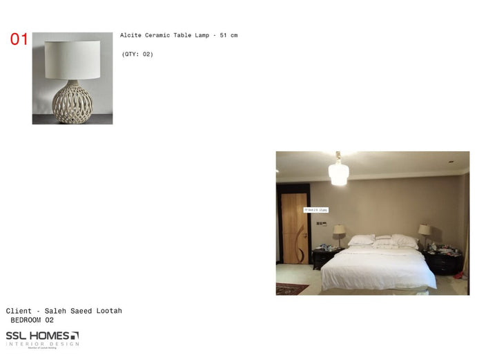 Bedroom 2 lamp