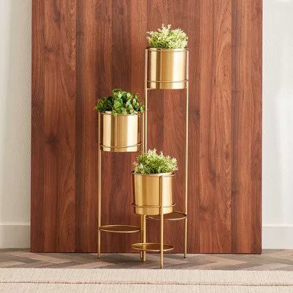 Ace metal step planter