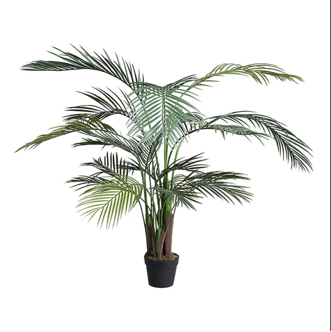 Artificial Potted Palm Tree, Green