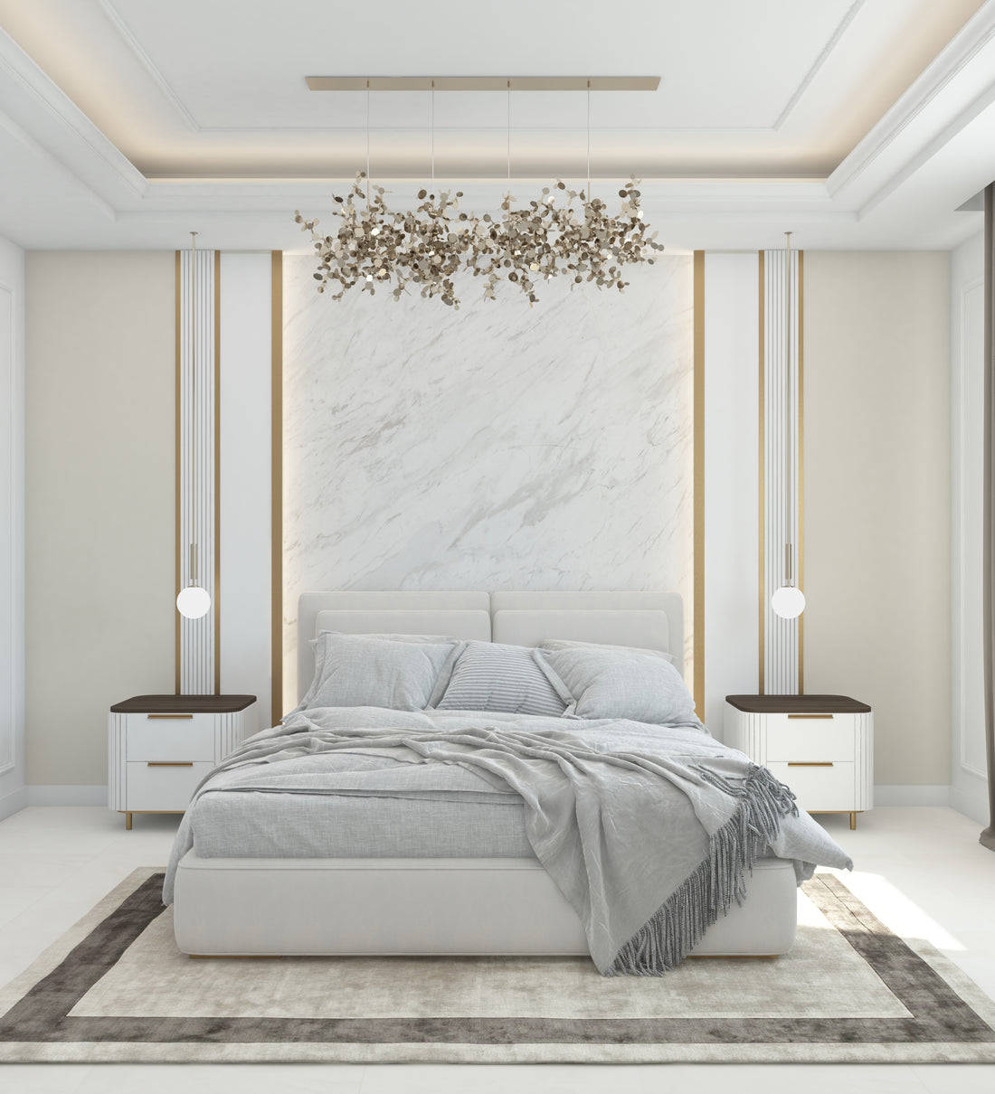 Beige Headboard