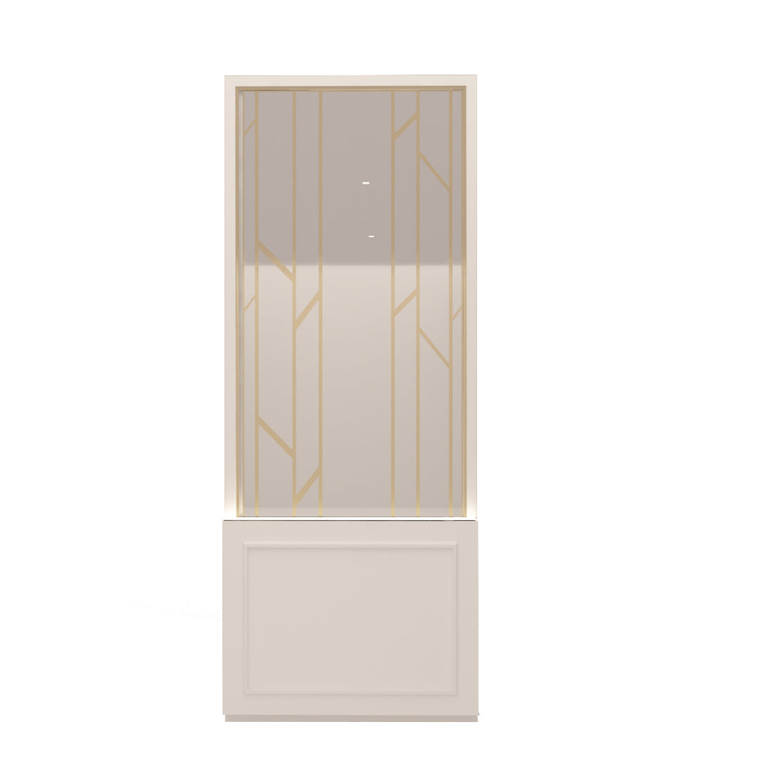 Cladding with Mirror  (with hidden light)